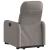 Fotoliu electric rabatabil cu ridicare, gri taupe, textil GartenMobel Dekor