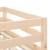 Pat etajat de copii cu perdele, 80x200 cm, lemn masiv pin GartenMobel Dekor