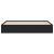 Cadru de pat cu sertare negru 200x200 cm lemn prelucrat GartenMobel Dekor