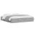 Cadru de pat cu sertare gri beton 200x200 cm lemn prelucrat GartenMobel Dekor