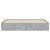Cadru de pat cu sertare gri beton 200x200 cm lemn prelucrat GartenMobel Dekor
