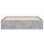 Cadru de pat cu sertare, gri beton, 150x200 cm, lemn prelucrat GartenMobel Dekor