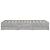 Cadru de pat cu sertare, gri beton, 140x200 cm, lemn prelucrat GartenMobel Dekor