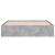 Cadru de pat cu sertare, gri beton, 140x200 cm, lemn prelucrat GartenMobel Dekor