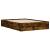 Cadru pat cu sertare stejar fumuriu 120x200 cm lemn prelucrat GartenMobel Dekor