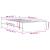 Cadru pat cu sertare stejar fumuriu 100x200 cm lemn prelucrat GartenMobel Dekor