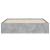 Cadru de pat cu sertare, gri beton, 140x190 cm, lemn prelucrat GartenMobel Dekor