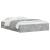 Cadru de pat cu sertare, gri beton, 140x190 cm, lemn prelucrat GartenMobel Dekor