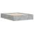 Cadru de pat cu sertare, gri beton, 140x190 cm, lemn prelucrat GartenMobel Dekor