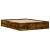 Cadru pat cu sertare stejar fumuriu 140x190 cm lemn prelucrat GartenMobel Dekor