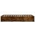 Cadru pat cu sertare stejar fumuriu 135x190 cm lemn prelucrat GartenMobel Dekor