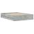 Cadru de pat cu sertare, gri beton, 120x190 cm, lemn prelucrat GartenMobel Dekor