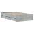 Cadru de pat cu sertare, gri beton, 90x190 cm, lemn prelucrat GartenMobel Dekor