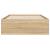 Cadru de pat cu sertare stejar sonoma 75x190 cm lemn prelucrat GartenMobel Dekor