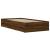 Cadru de pat cu sertare stejar maro 75x190 cm lemn prelucrat GartenMobel Dekor
