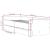 Cadru de pat cu sertare, gri beton, 90x190 cm GartenMobel Dekor