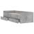 Cadru de pat cu sertare, gri beton, 90x190 cm GartenMobel Dekor