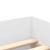 Cadru pat cu sertare, alb, 75x190 cm, mic single GartenMobel Dekor