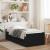 Cadru de pat cu sertare, negru, 75x190 cm mic, single GartenMobel Dekor