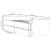 Cadru pat cu sertare, stejar sonoma, 75x190 cm, mic single GartenMobel Dekor