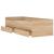 Cadru pat cu sertare, stejar sonoma, 75x190 cm, mic single GartenMobel Dekor