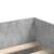 Cadru de pat cu sertare, gri beton, 75x190 cm, mic single GartenMobel Dekor