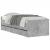 Cadru de pat cu sertare, gri beton, 75x190 cm, mic single GartenMobel Dekor