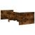 Cadru pat cu sertare, stejar fumuriu, 75x190 cm, mic single GartenMobel Dekor