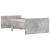 Cadru de pat cu sertare, gri beton, 100x200 cm GartenMobel Dekor