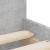 Cadru de pat cu sertare, gri beton, 100x200 cm GartenMobel Dekor