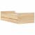Cadru pat cu sertare, stejar sonoma, 75x190 cm, mic single GartenMobel Dekor
