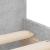 Cadru de pat cu sertare, gri beton, 75x190 cm, mic single GartenMobel Dekor