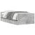 Cadru de pat cu sertare, gri beton, 75x190 cm, mic single GartenMobel Dekor