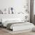 Cadru de pat cu tăblie, alb, 180x200 cm GartenMobel Dekor