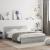 Cadru de pat cu tăblie, gri sonoma, 150x200 cm GartenMobel Dekor