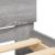Cadru de pat cu tăblie, gri sonoma, 140x190 cm GartenMobel Dekor