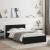 Cadru de pat cu tăblie, negru, 135x190 cm GartenMobel Dekor