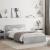 Cadru de pat cu tăblie, gri beton, 120x190 cm GartenMobel Dekor