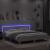 Cadru de pat cu tăblie și LED, alb, 180x200 cm GartenMobel Dekor