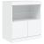 Servantă cu lumini LED, alb, 181,5x37x67 cm GartenMobel Dekor
