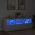 Servantă cu lumini LED, alb, 181,5x37x67 cm GartenMobel Dekor