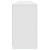 Servantă cu lumini LED, alb, 181,5x37x67 cm GartenMobel Dekor