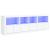Servantă cu lumini LED, alb, 202x37x67 cm GartenMobel Dekor