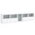 Servantă cu lumini LED, alb, 283x37x67 cm GartenMobel Dekor