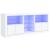 Servantă cu lumini LED, alb, 162x37x67 cm GartenMobel Dekor
