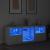 Servantă cu lumini LED, alb, 181,5x37x67 cm GartenMobel Dekor