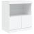 Servantă cu lumini LED, alb, 142,5x37x67 cm GartenMobel Dekor