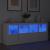 Servantă cu lumini LED, alb, 163x37x67 cm GartenMobel Dekor