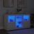 Servantă cu lumini LED, alb, 123x37x67 cm GartenMobel Dekor