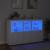 Servantă cu lumini LED, alb, 162x37x100 cm GartenMobel Dekor